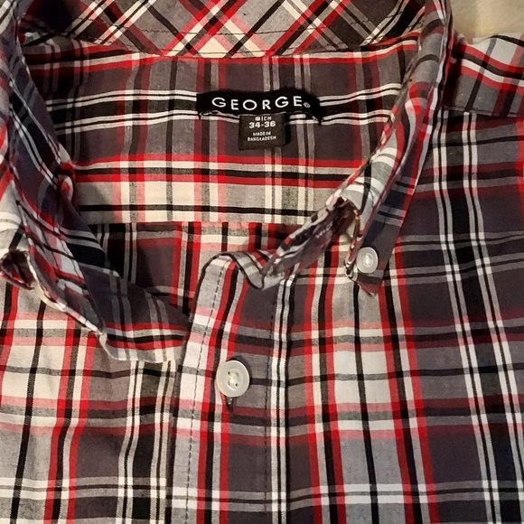 Men's George Short Sleeve Shirt Size Small - Picture 2 of 3
